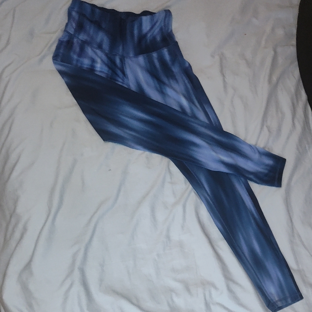 Champion Blue Tie-Dye Track Pants